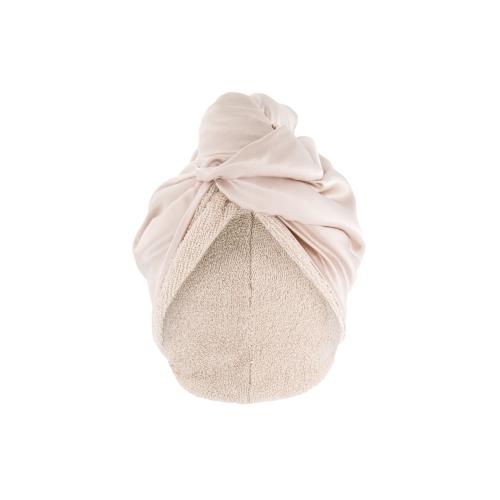 SOFT SILK TURBAN NUDE Полотенце-тюрбан