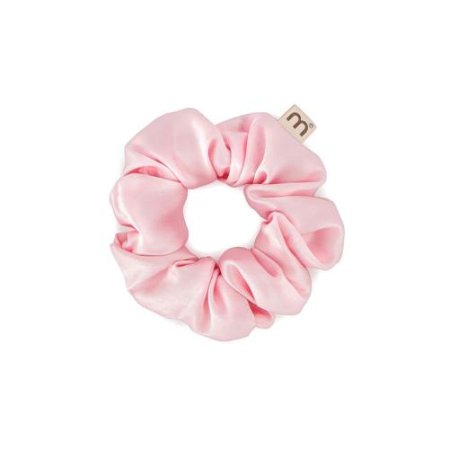 SILK SCRUNCHIE PINK Об’ємна шовкова резинка 