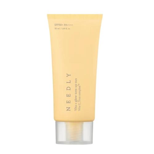Сонцезахисний крем з ефектом освітлення та сяйва Needly Vita C Glow Tone Up