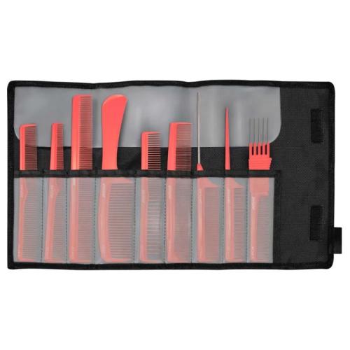 Набор расчесок в чехле Jaguar A-LINE ION Coral 