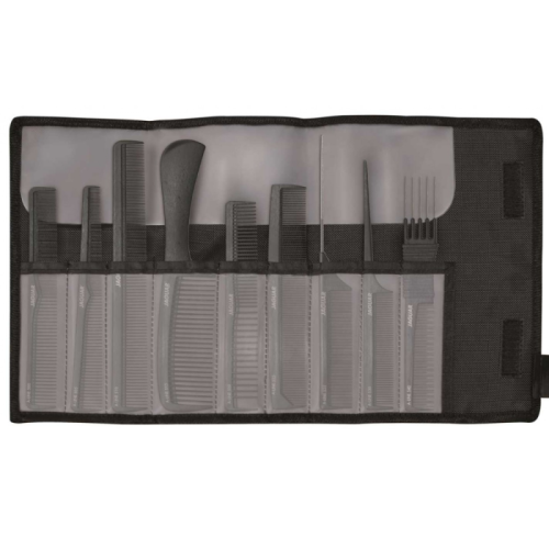 Набор карбоновых расчесок в чехле Jaguar A-Line Carbon Edition