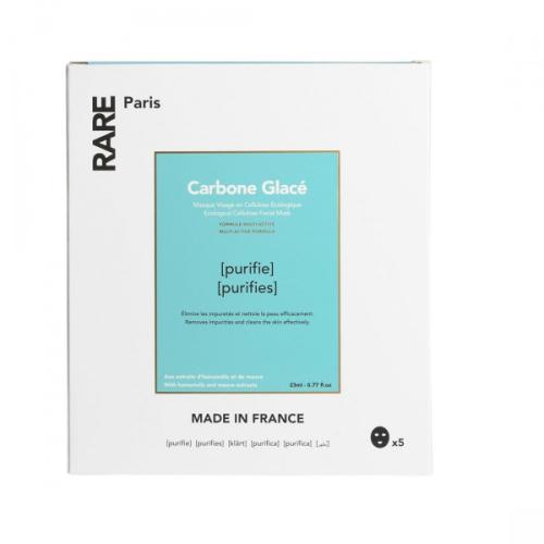 Очищаюча Тканинна Маска Rare Paris Carbone Glacé Purifying Face Mask Box 5 шт